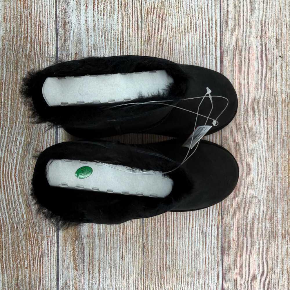 Kirkland Signature‎ Kids Black Shearling Suede Ankle Boots US 2 7771011 NEW - Picture 4 of 9